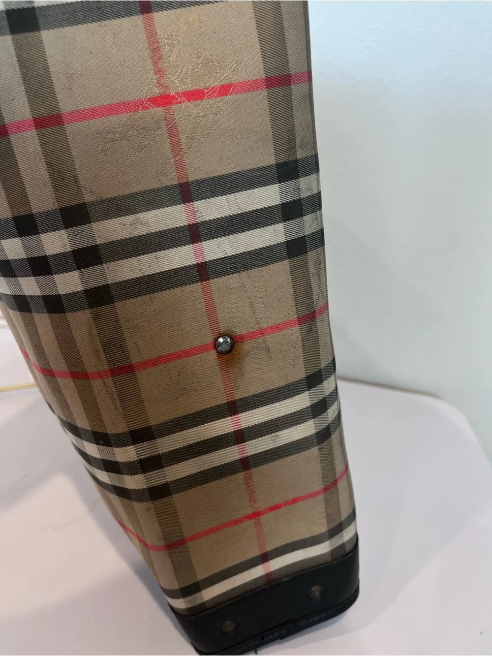 BURBERRY VINTAGE UNISEX TOP HANDLE CHECK BAG